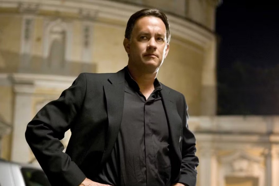 Tom Hanks jako Robert Langdon, film Andělé a démoni