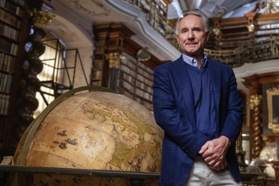 Dan Brown, Praha, Klementinum, foto: Profimedia